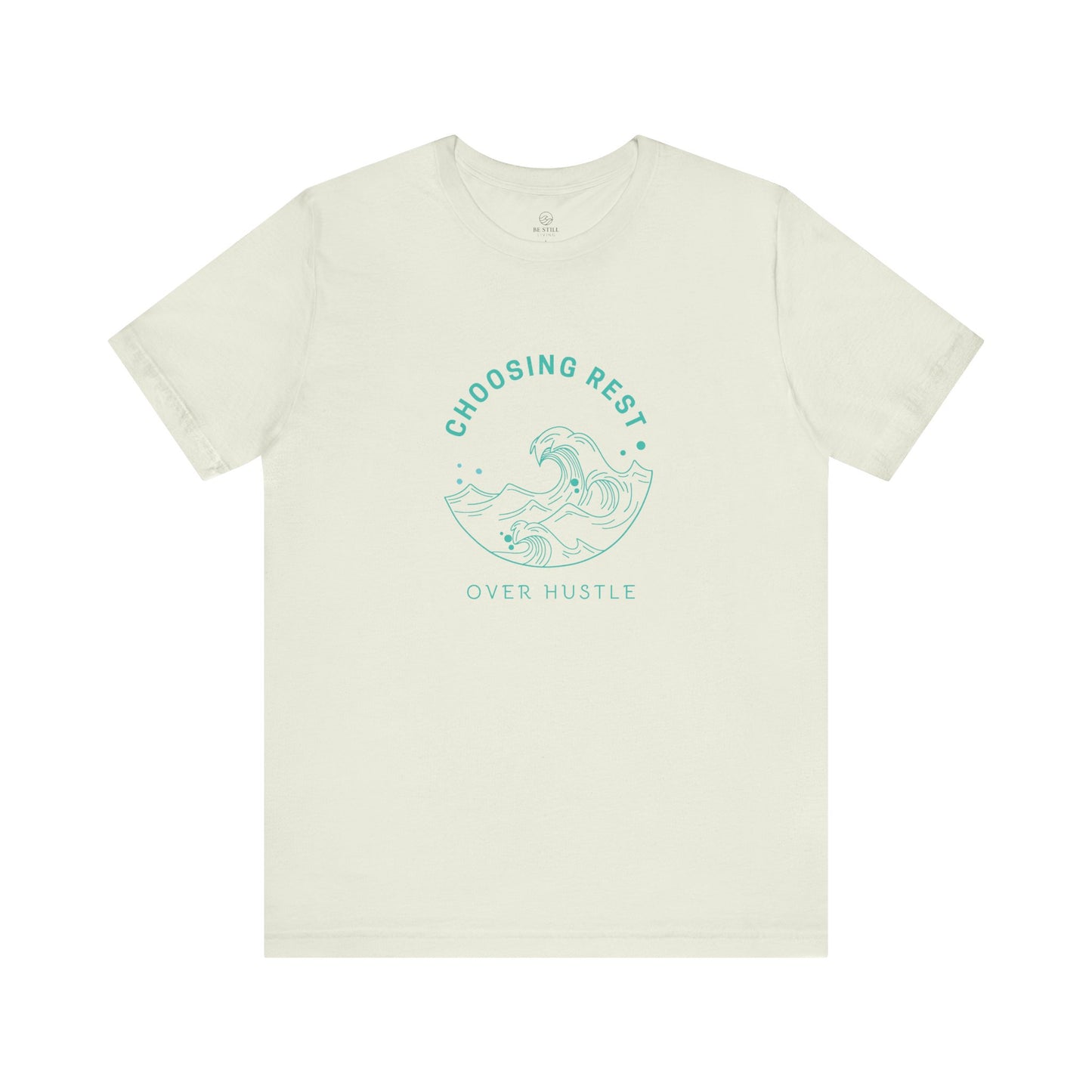 Rest Over Hustle Tee - Teal