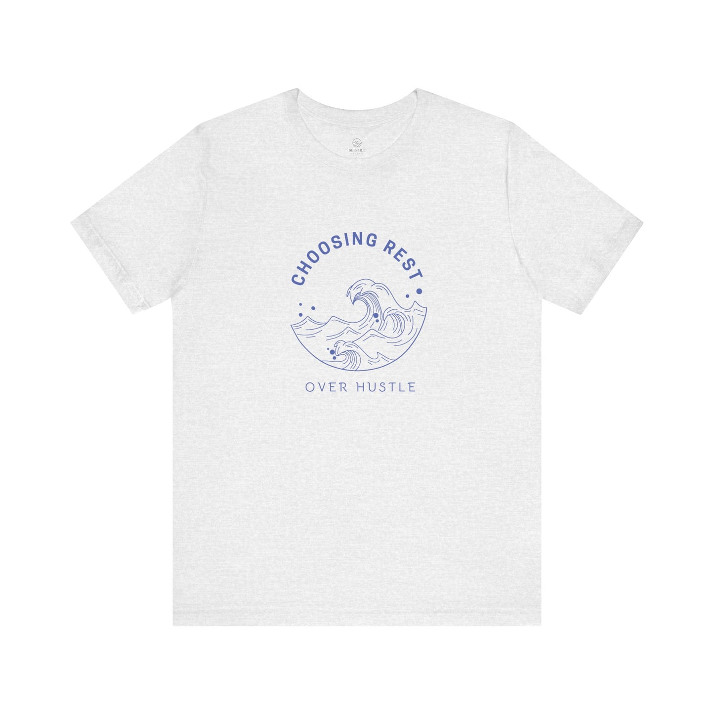 Rest Over Hustle Tee - Blue