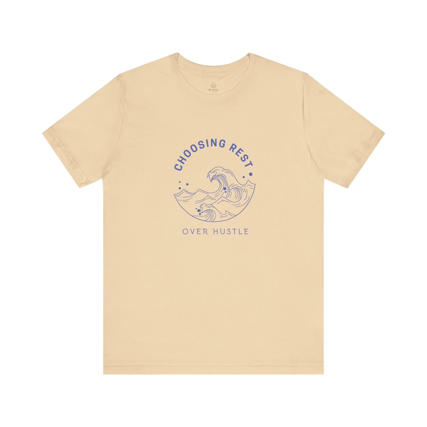 Rest Over Hustle Tee - Blue