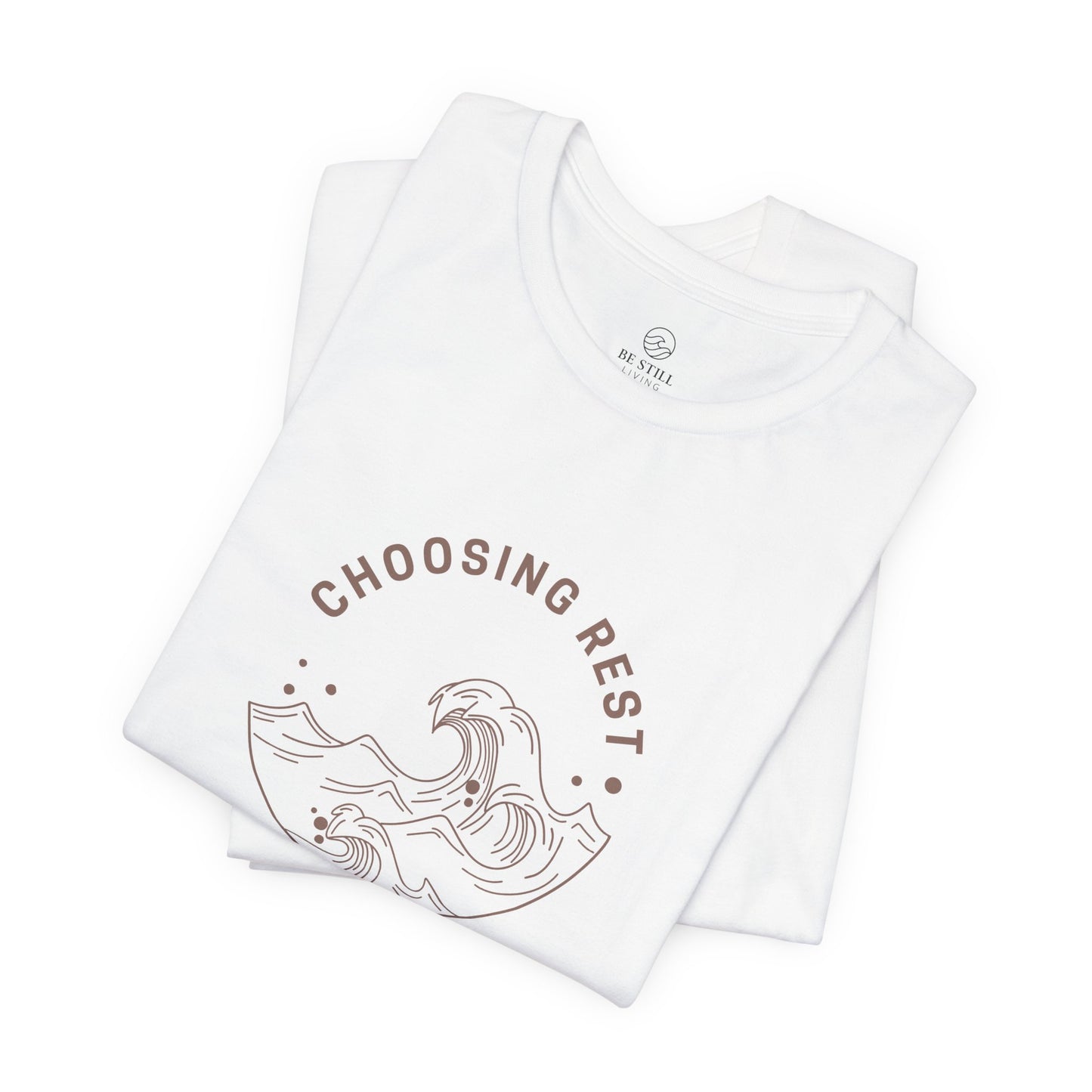 Rest Over Hustle Tee - Rose Mauve