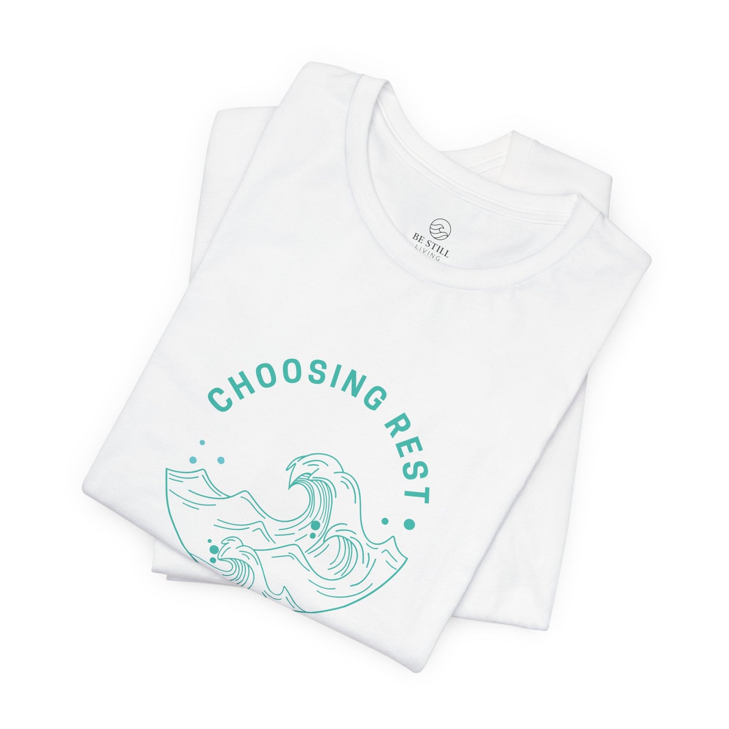 Rest Over Hustle Tee - Teal
