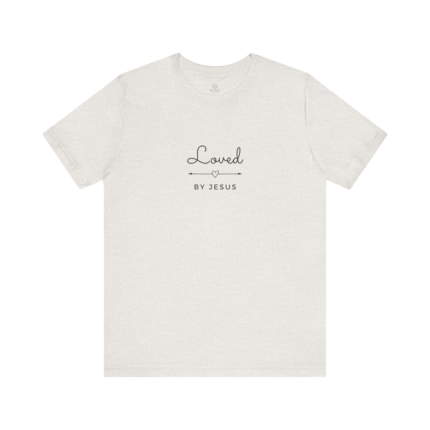 Unisex Tee Loved By Jesus Arrow Heart