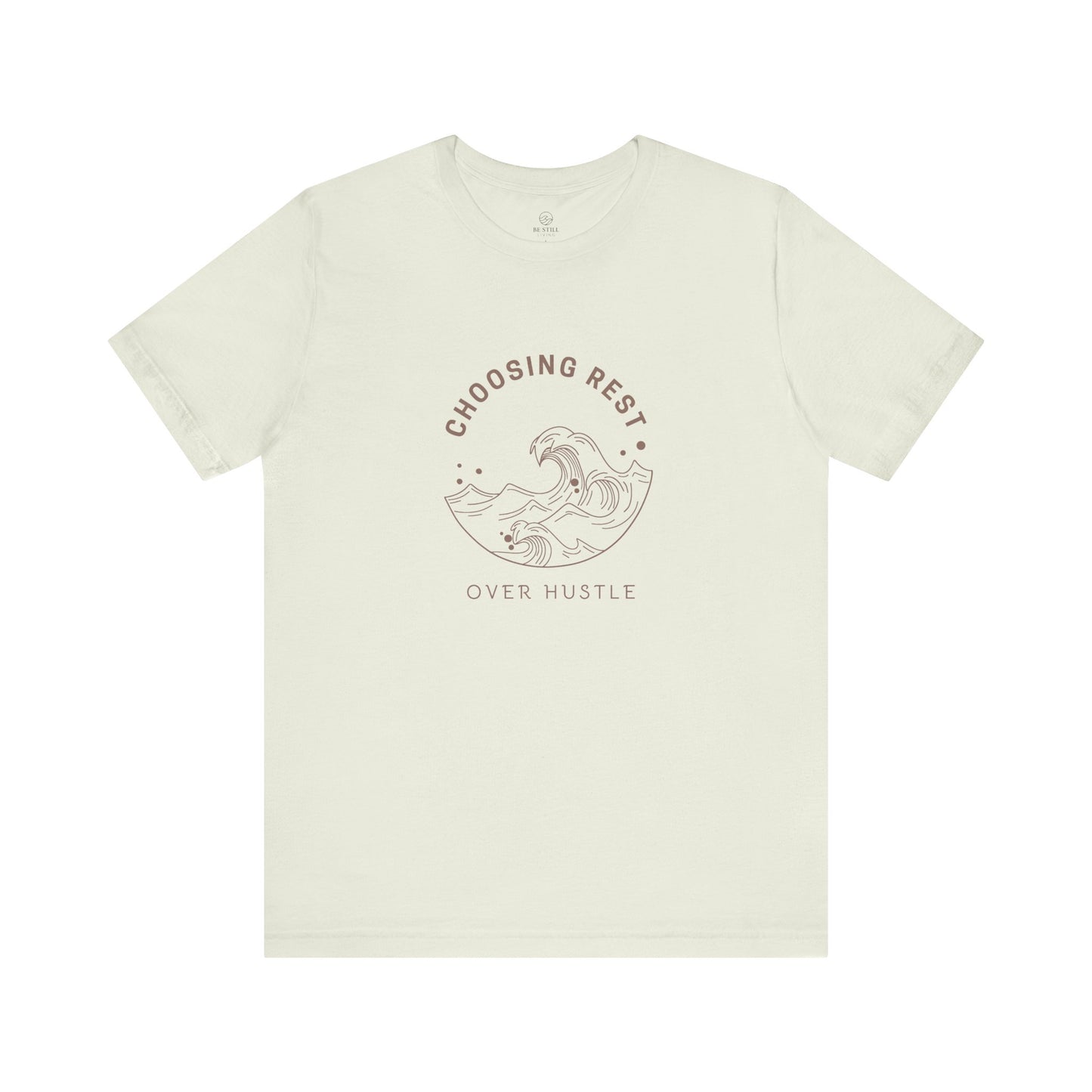 Rest Over Hustle Tee - Rose Mauve