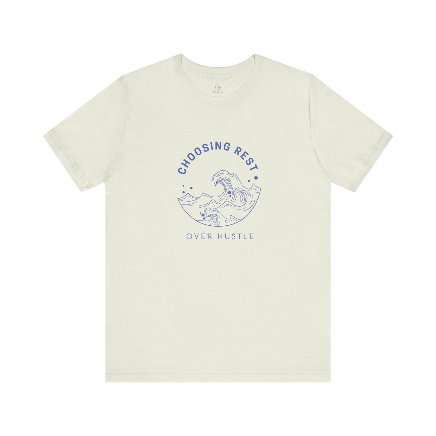 Rest Over Hustle Tee - Blue