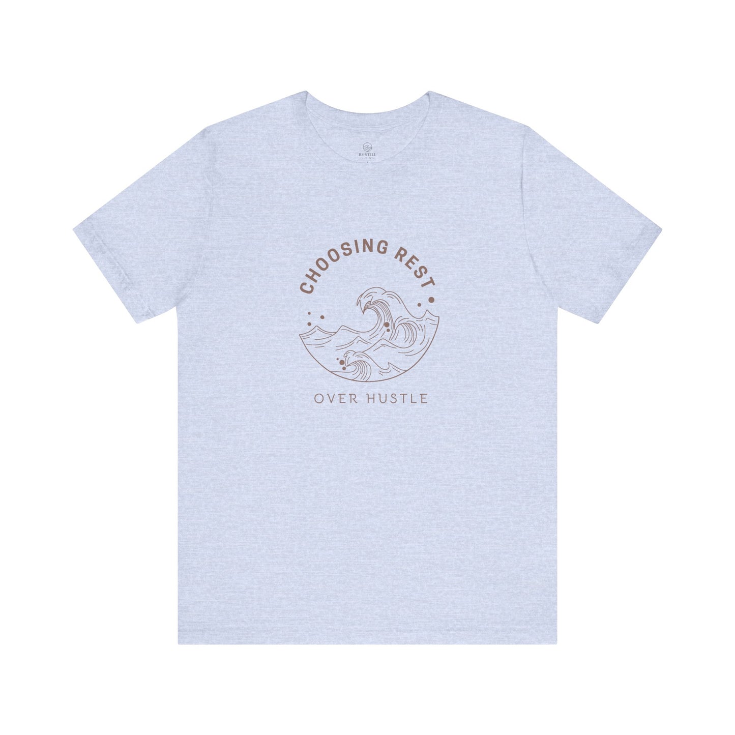 Rest Over Hustle Tee - Rose Mauve