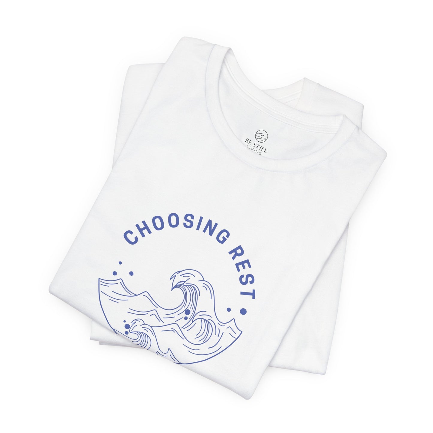 Rest Over Hustle Tee - Blue