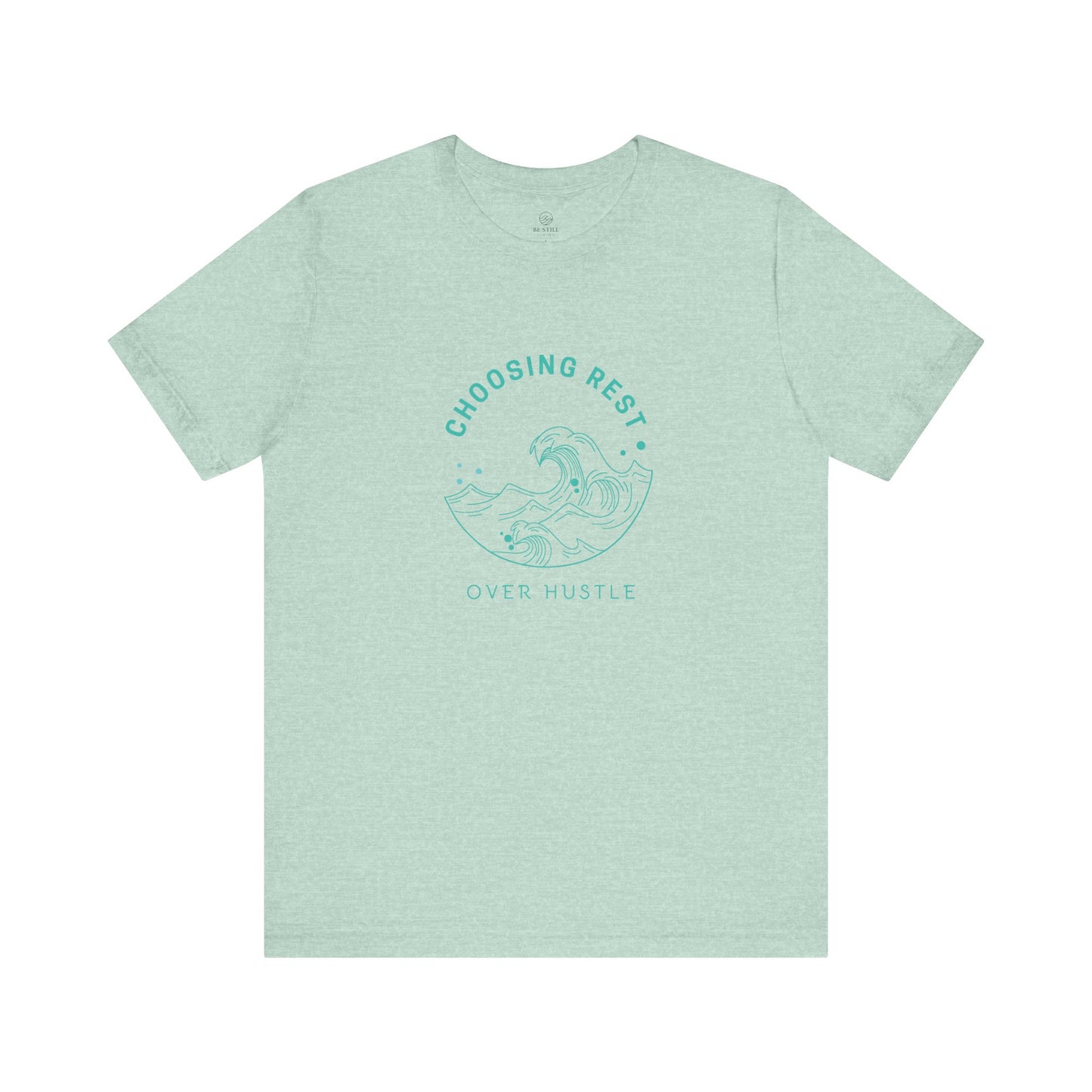Rest Over Hustle Tee - Teal