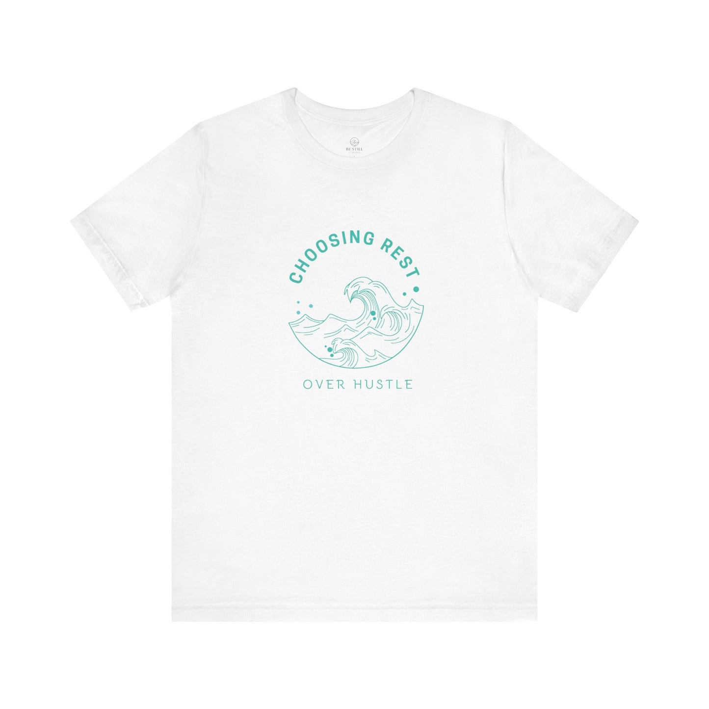 Rest Over Hustle Tee - Teal