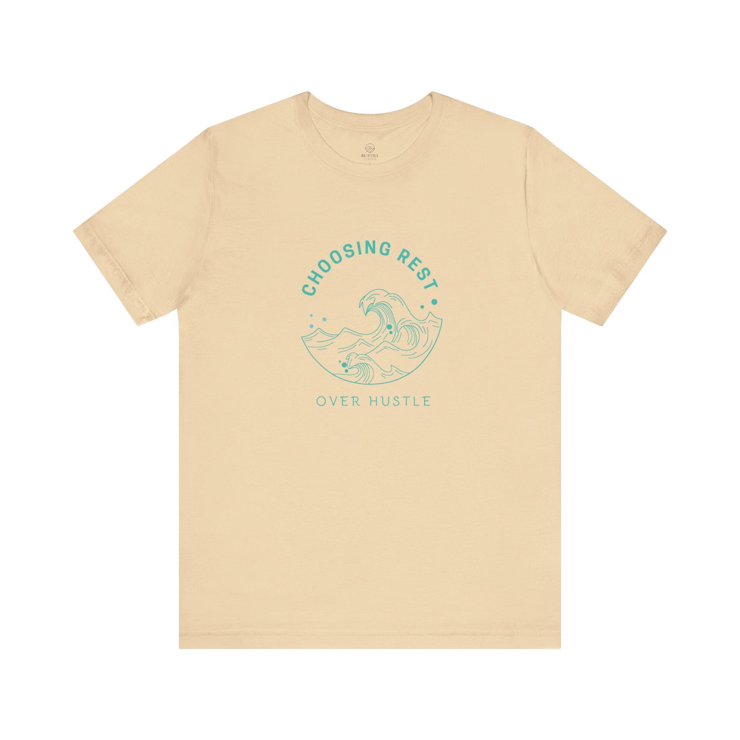 Rest Over Hustle Tee - Teal