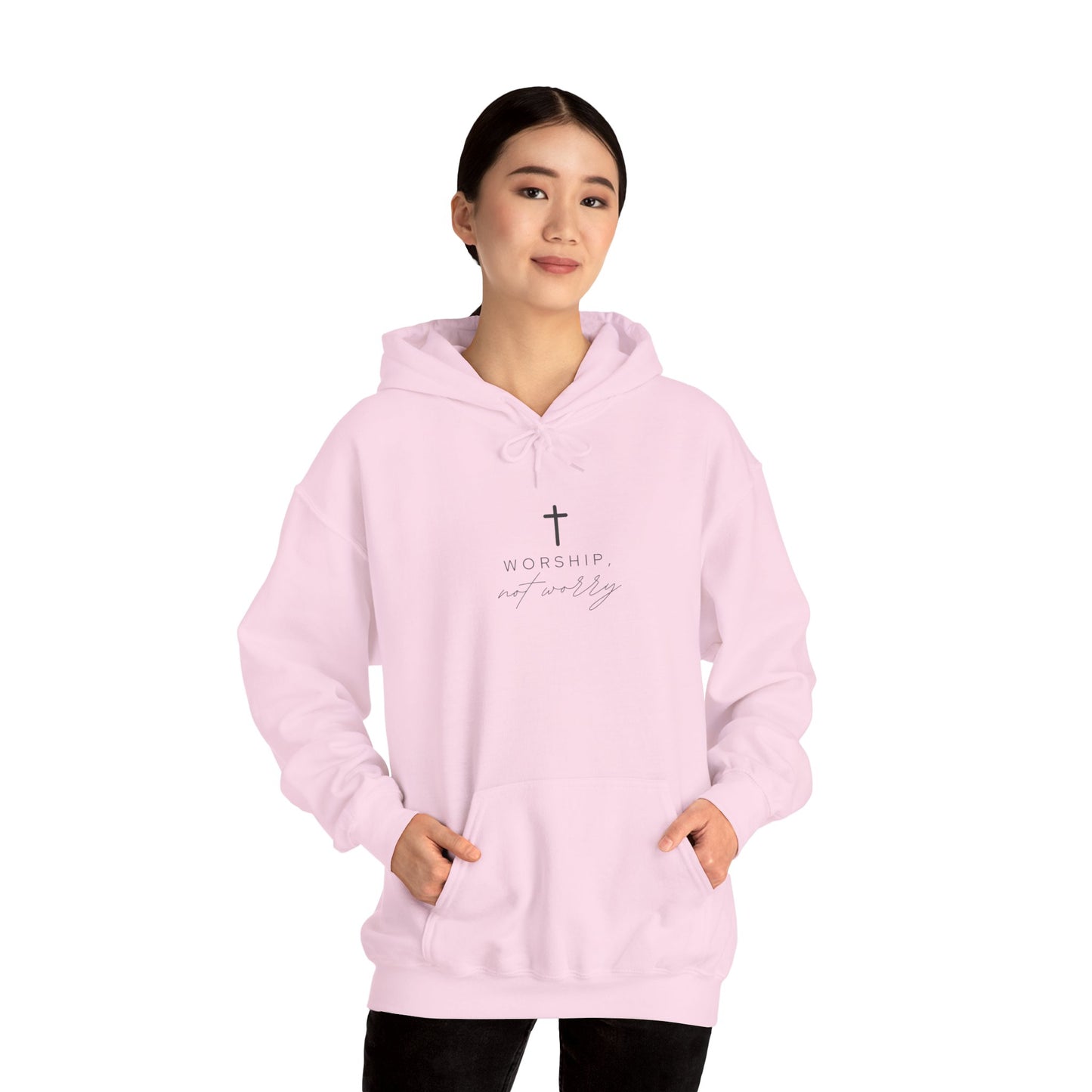 Worship Not Worry Hoodie - Unisex