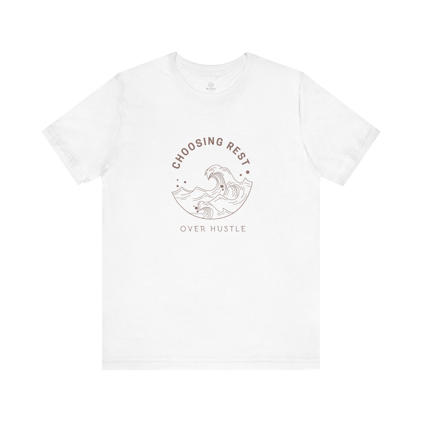 Rest Over Hustle Tee - Rose Mauve
