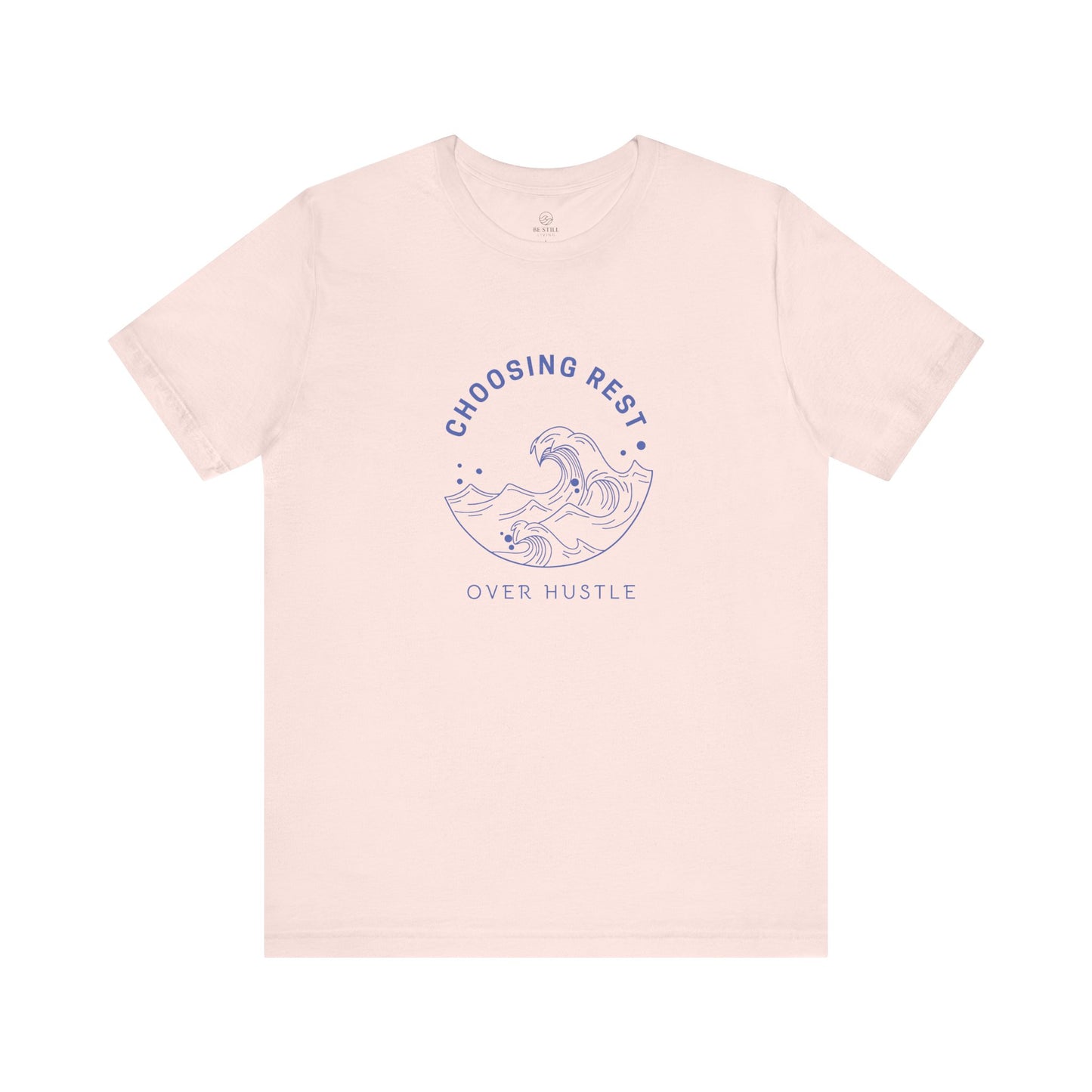 Rest Over Hustle Tee - Blue