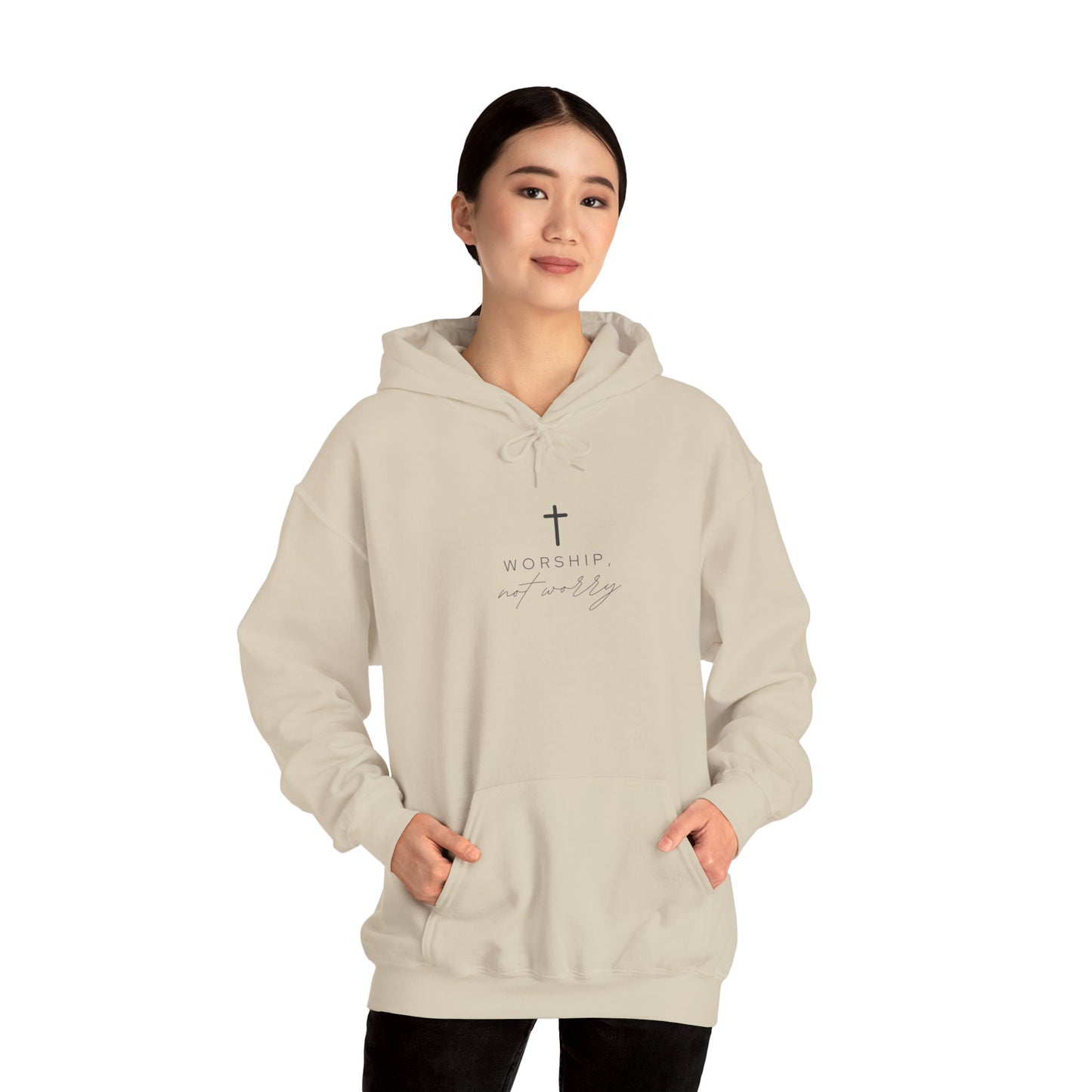 Worship Not Worry Hoodie - Unisex