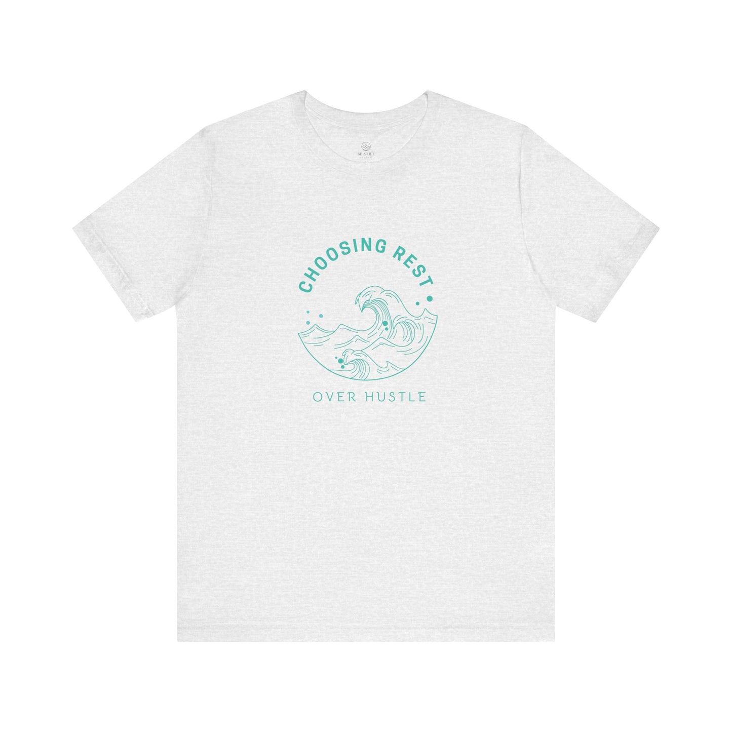 Rest Over Hustle Tee - Teal