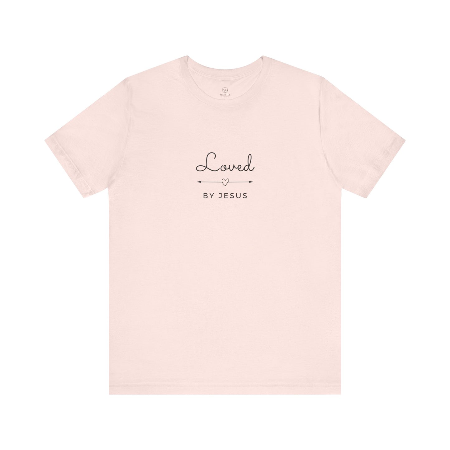 Unisex Tee Loved By Jesus Arrow Heart