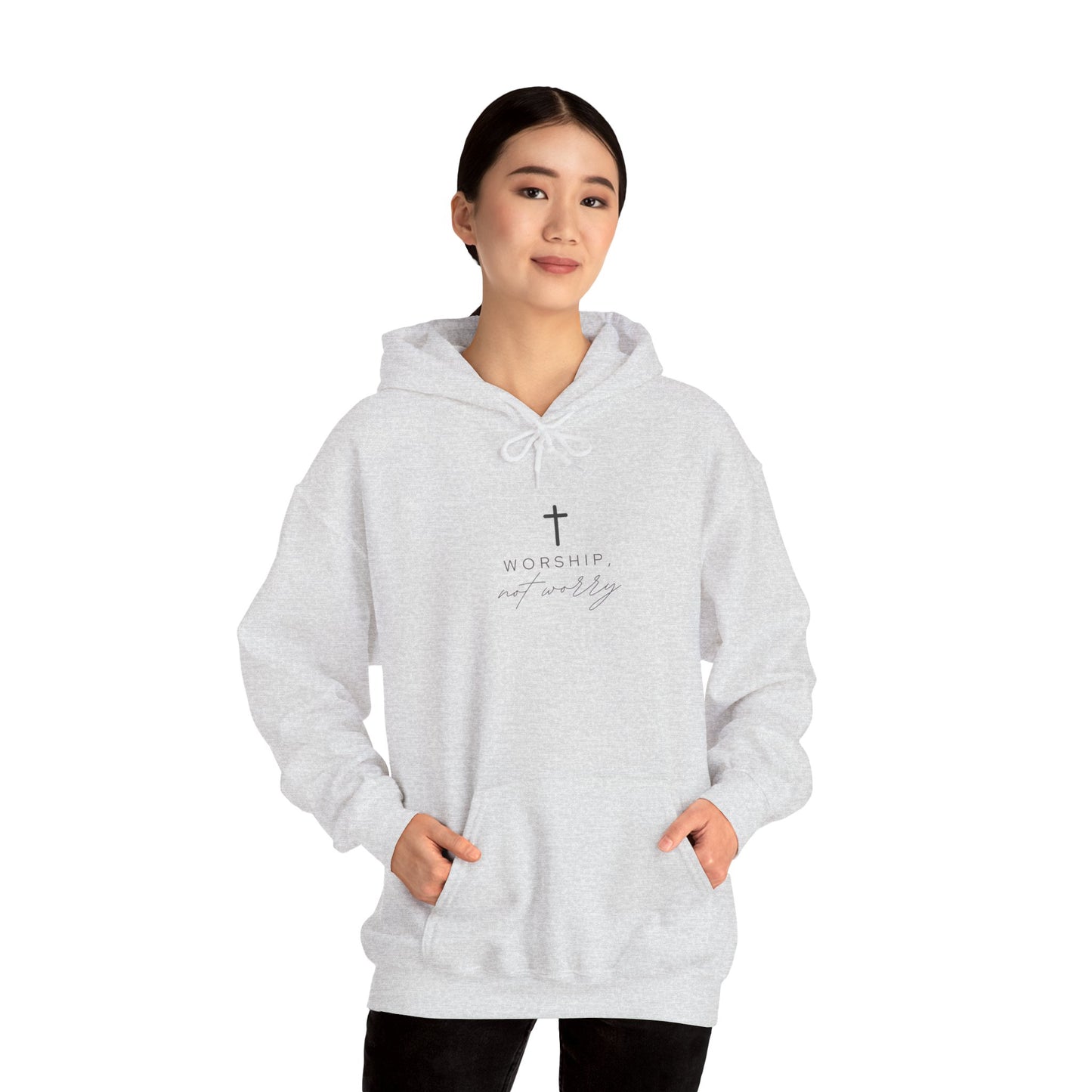 Worship Not Worry Hoodie - Unisex