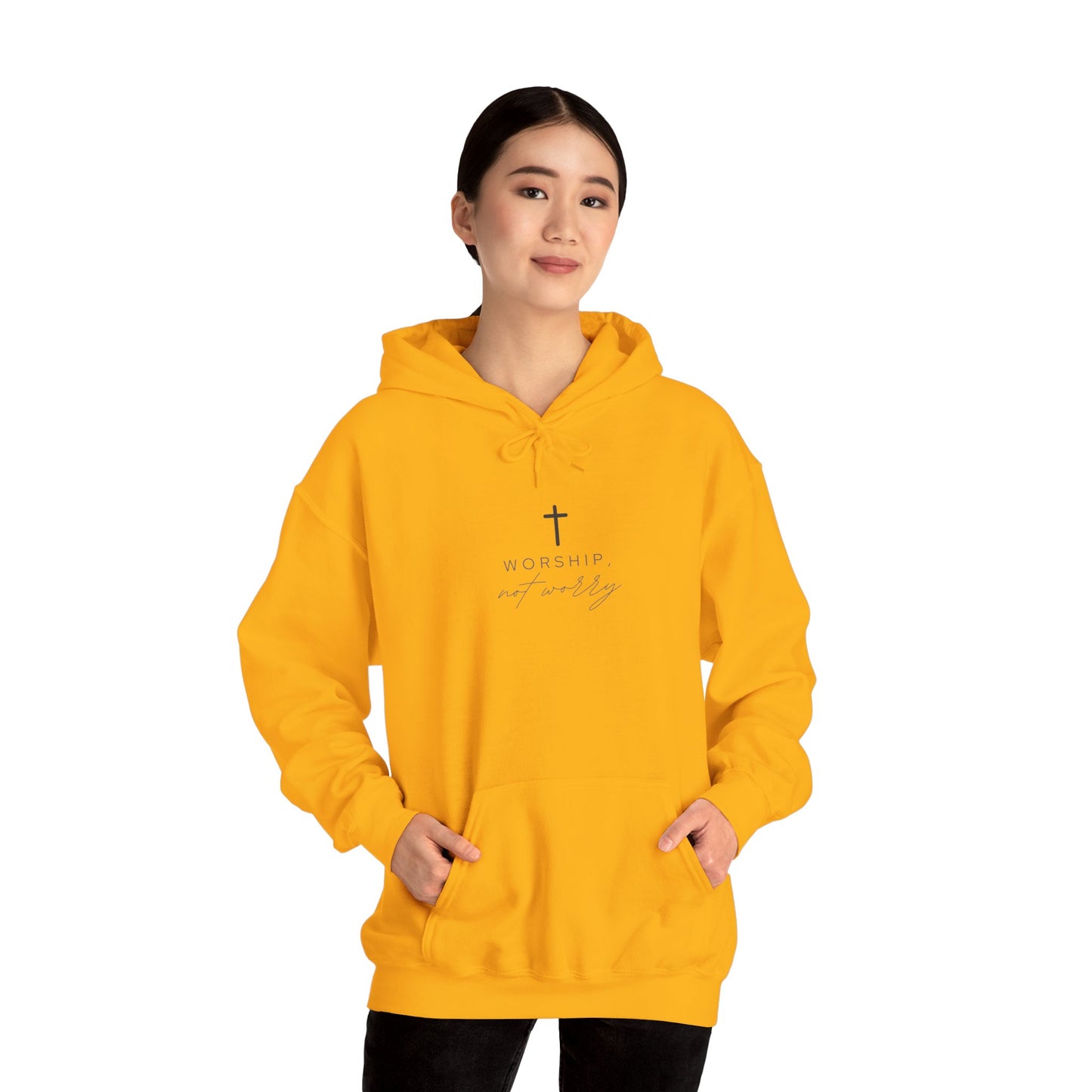 Worship Not Worry Hoodie - Unisex