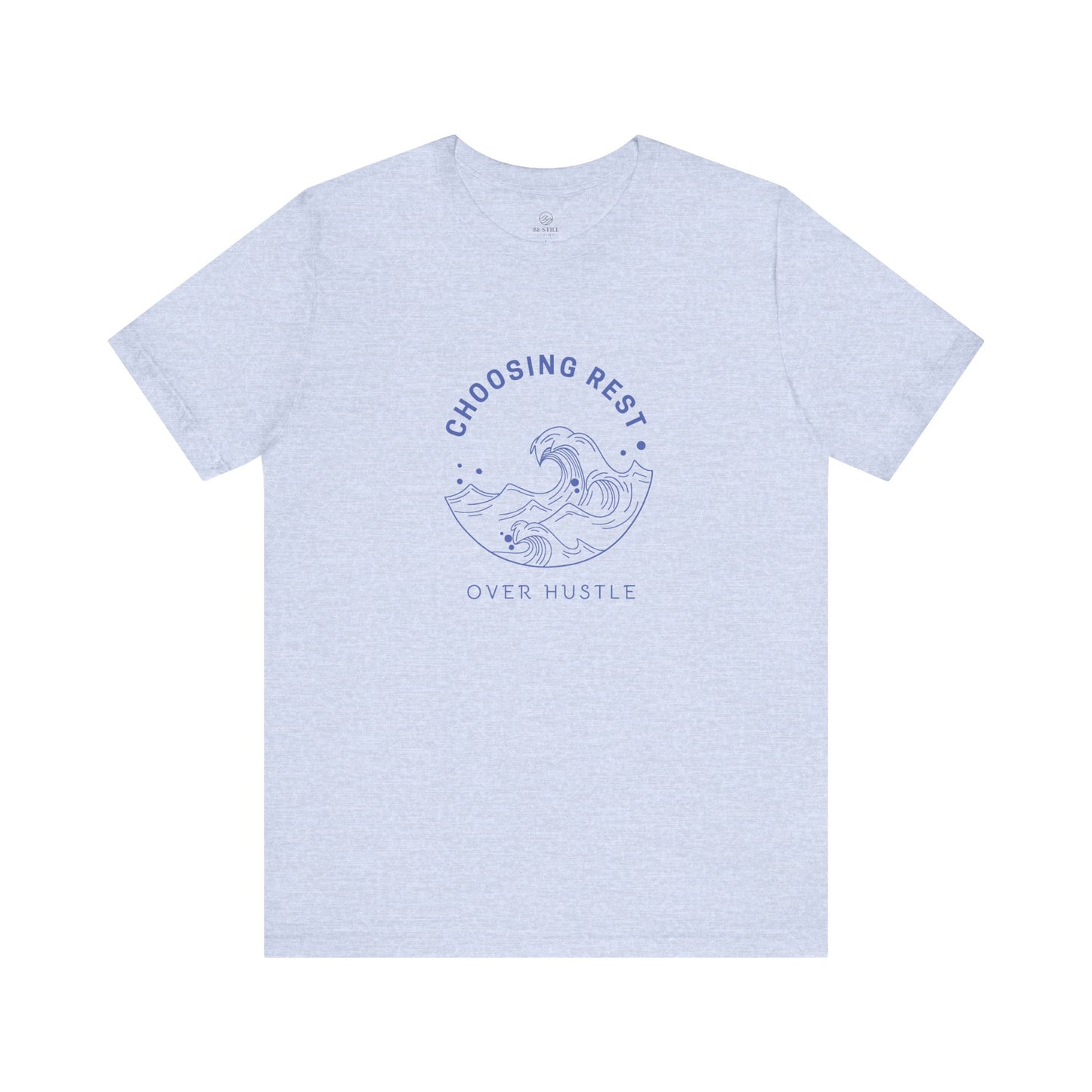 Rest Over Hustle Tee - Blue