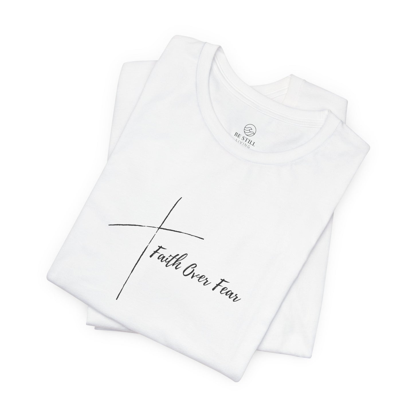 Faith Over Fear Cross Tee